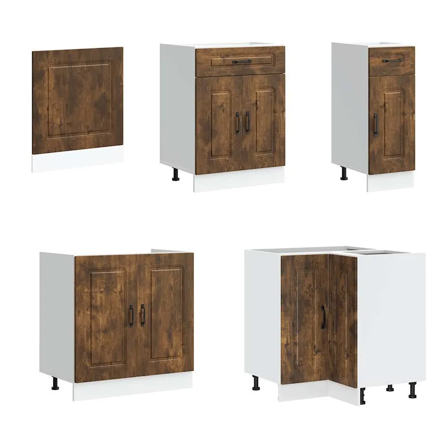 Ensemble d'armoires de cuisine 11 pcs Kalmar bois d'ingénierie - 4