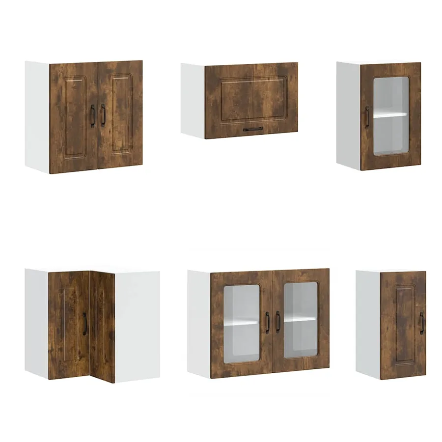 Ensemble d'armoires de cuisine 11 pcs Kalmar bois d'ingénierie - 5