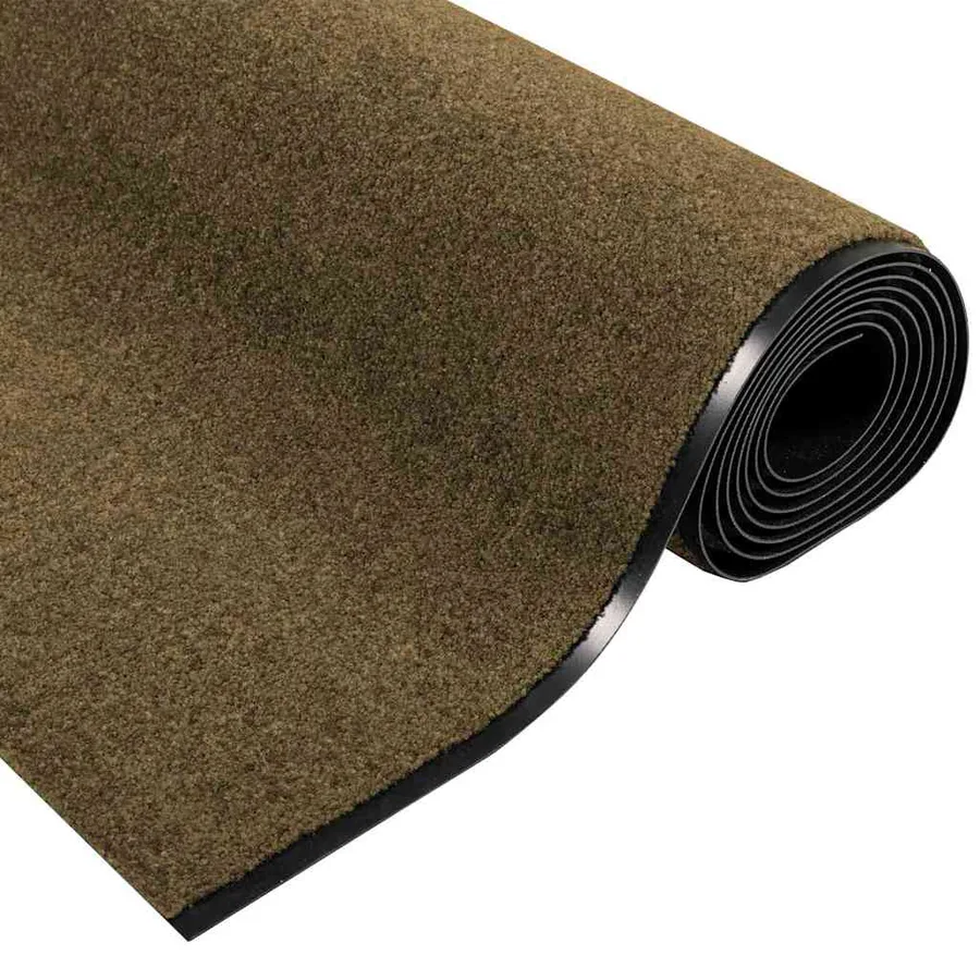 Tapis d'entrée Marron et Noir 120 x 400 cm 100% Polyamide - 5