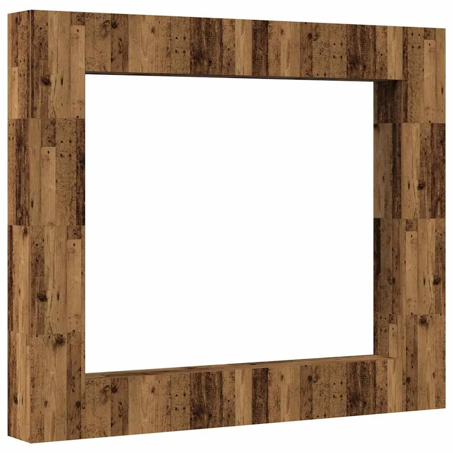 Ensemble de meuble TV mural 8 pcs vieux bois bois d'ingénierie - 2