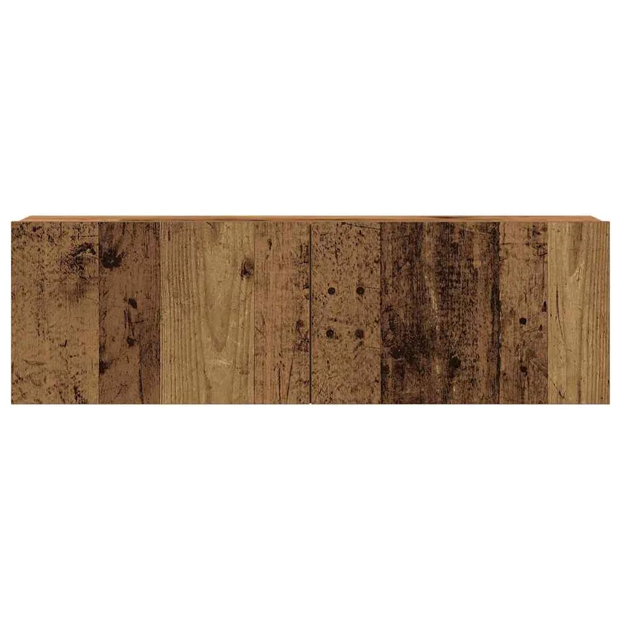 Ensemble de meuble TV mural 8 pcs vieux bois bois d'ingénierie - 7
