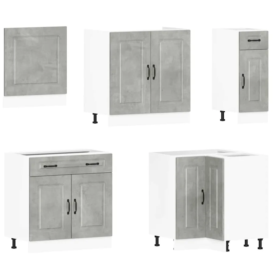 Ensemble d'armoires de cuisine 11 pcs Kalmar bois d'ingénierie - 4
