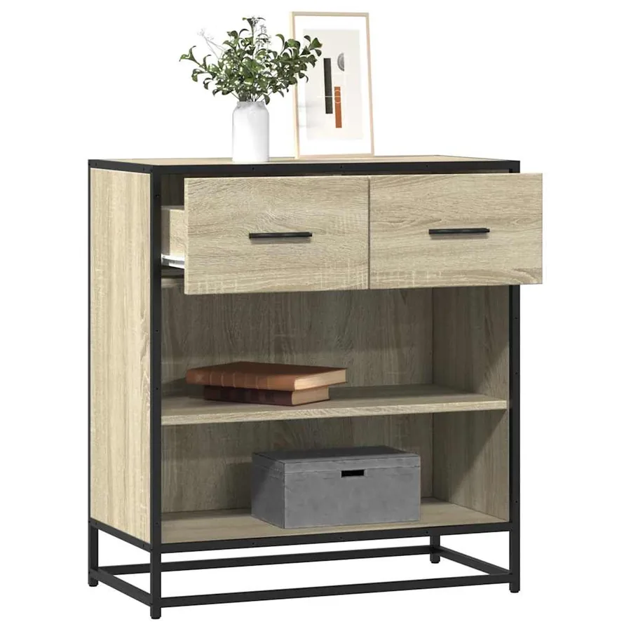 Buffet chêne sonoma 68x35x76 cm bois d'ingénierie