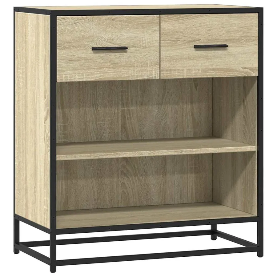 Buffet chêne sonoma 68x35x76 cm bois d'ingénierie - 2