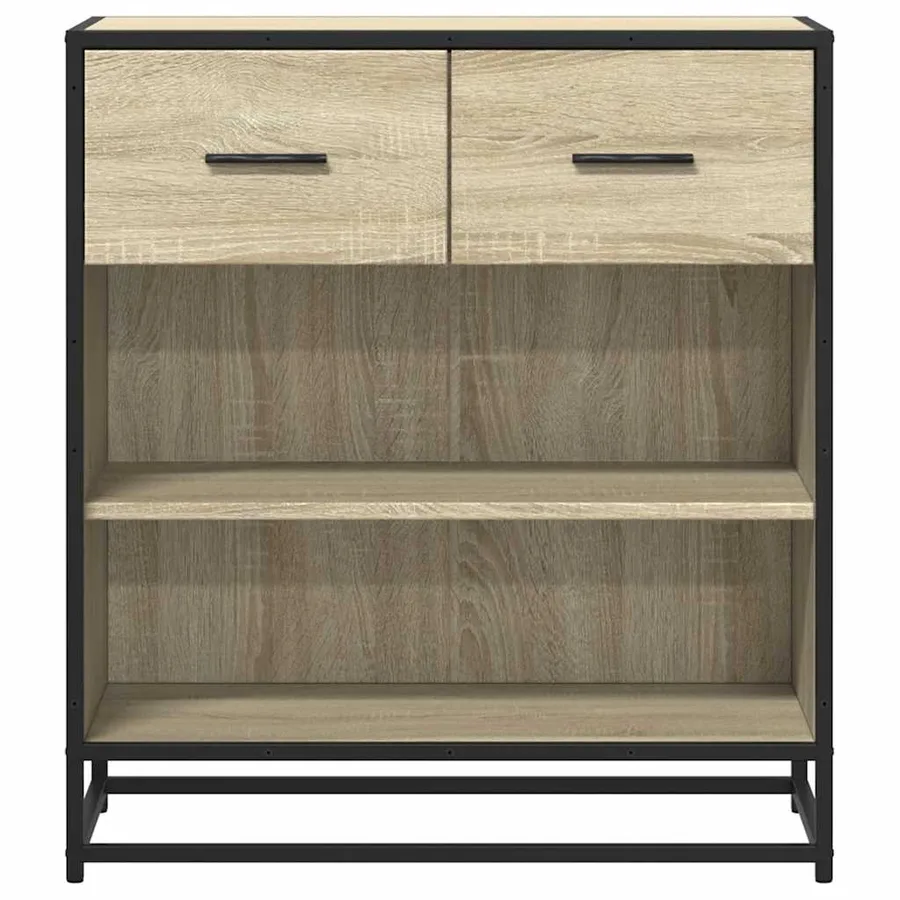 Buffet chêne sonoma 68x35x76 cm bois d'ingénierie - 4