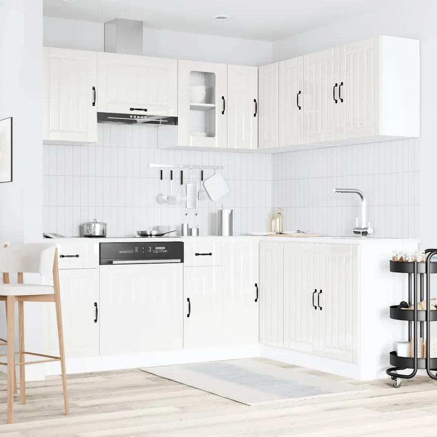 Ensemble d'armoires de cuisine 11 pcs Kalmar bois d'ingénierie - 3