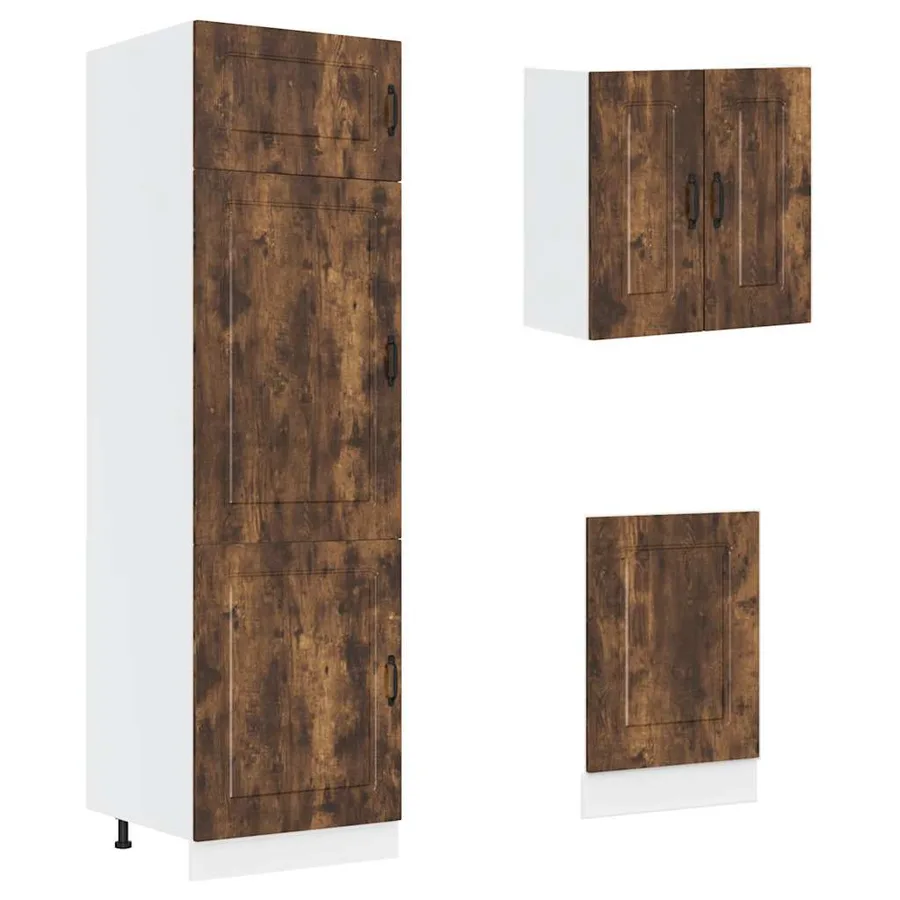 Ensemble d'armoires de cuisine 8 pcs Kalmar bois d'ingénierie - 5