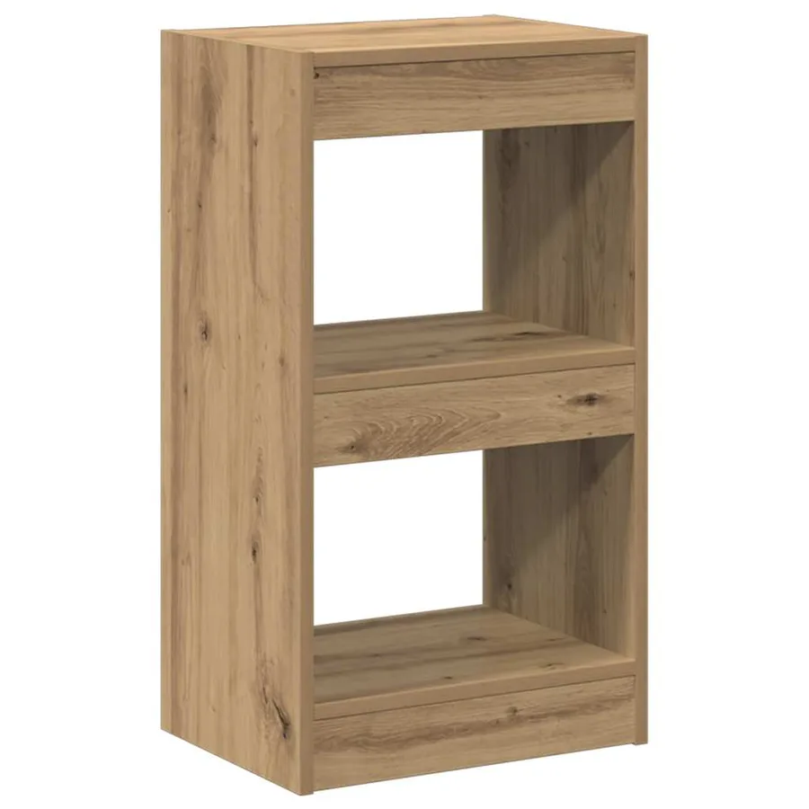 Bibliothèque/Séparateur de pièce chêne artisanal 40x30x72 cm - 2