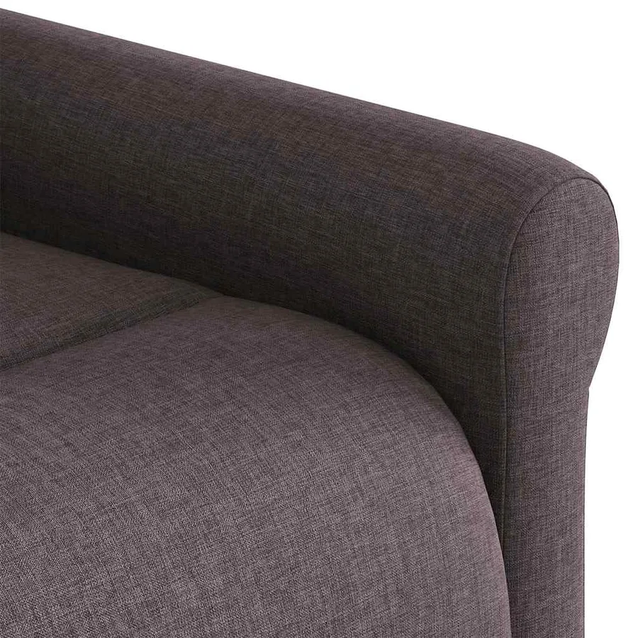 Fauteuil inclinable électrique marron foncé tissu - 12