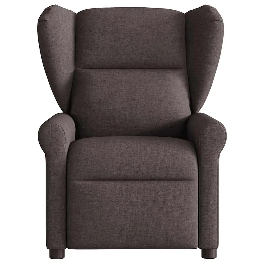 Fauteuil inclinable électrique Marron foncé Tissu - 4