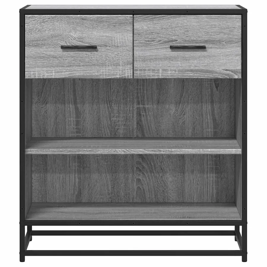 Buffet sonoma gris 68x35x76 cm bois d'ingénierie - 4