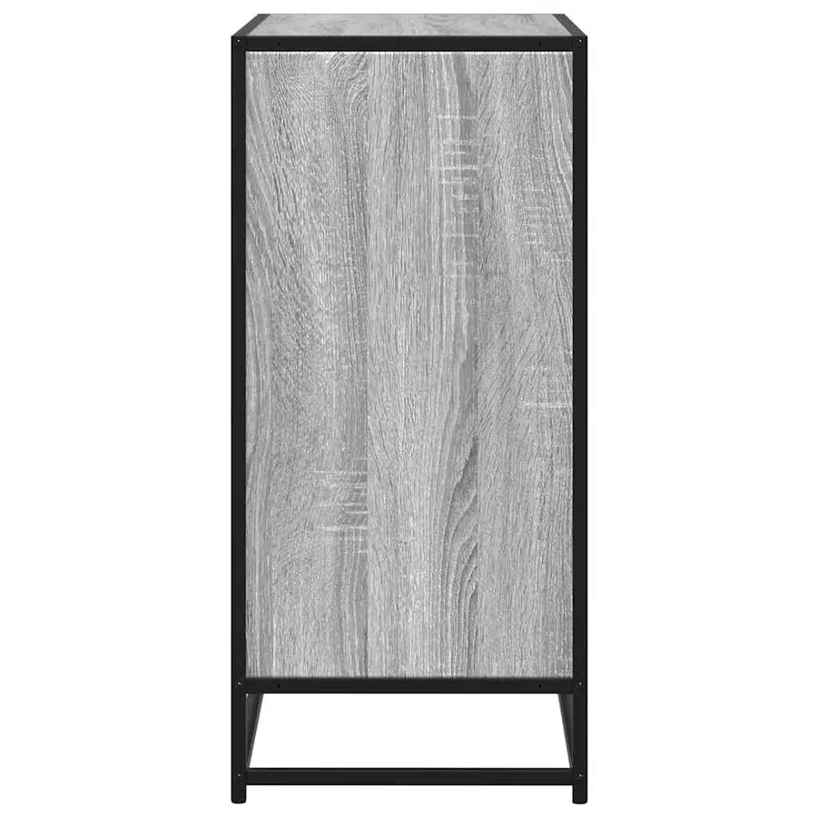 Buffet sonoma gris 68x35x76 cm bois d'ingénierie - 5