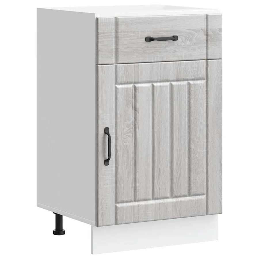 Armoire de cuisine Lucca sonoma gris bois ingénierie - 2