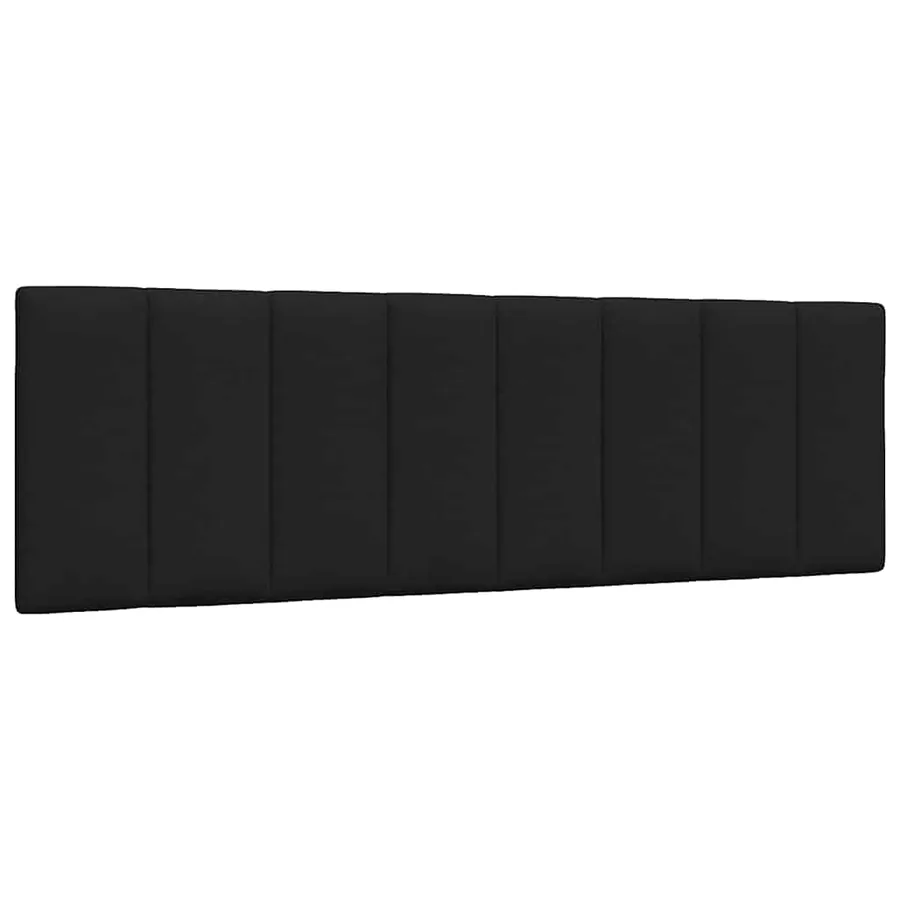Coussin de tête de lit Hanko noir 160 cm tissu