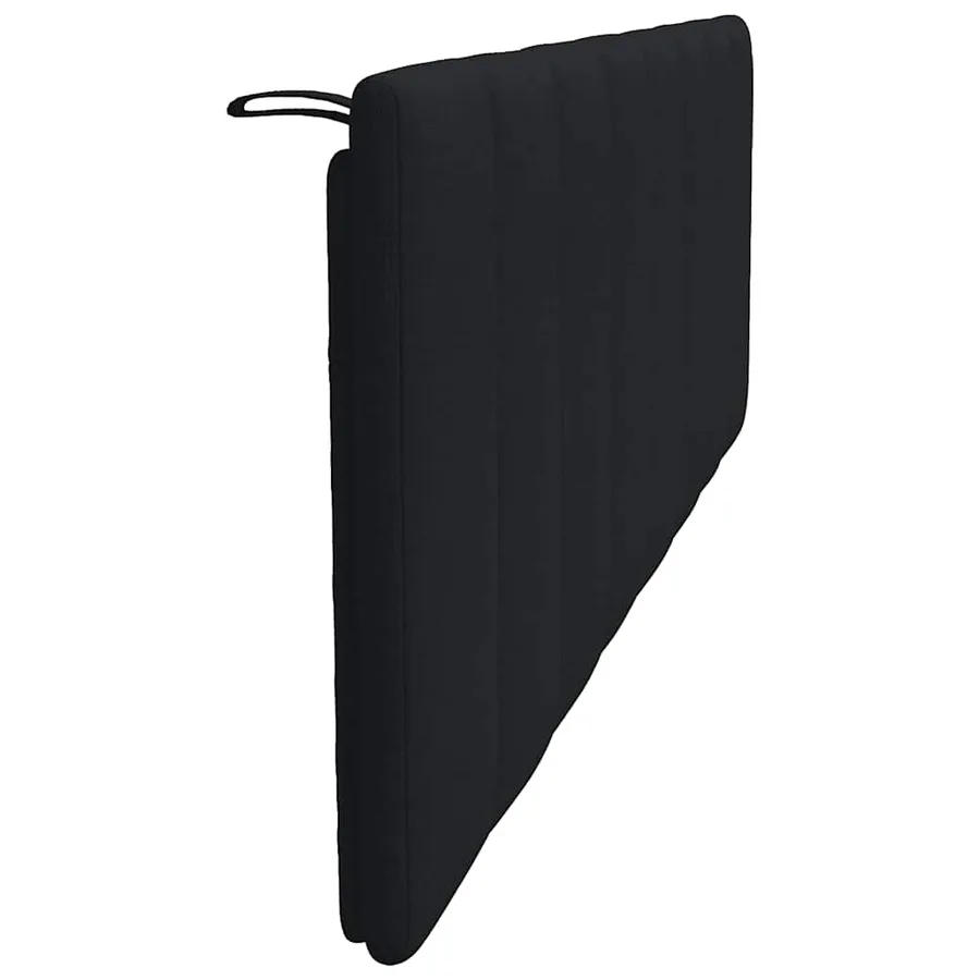 Coussin de tête de lit Hanko noir 160 cm tissu - 5