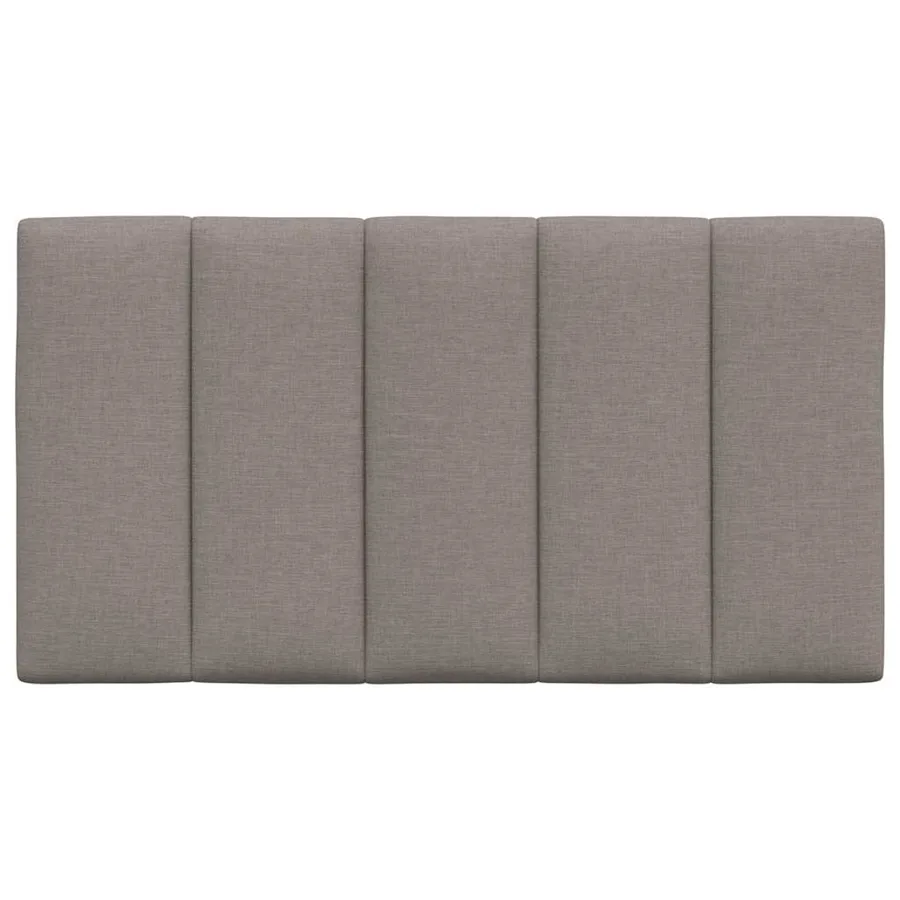Coussin de tête de lit Hanko taupe 80 cm tissu - 4