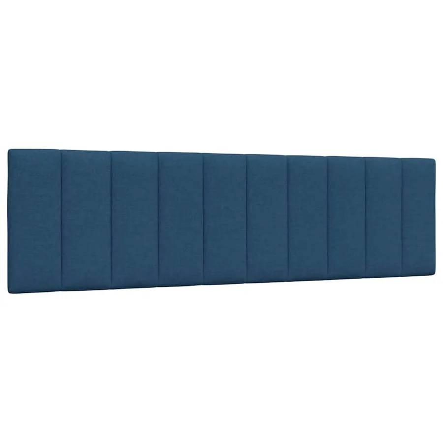 Cadre de lit sans matelas Hanko bleu 180x200 cm tissu - 8
