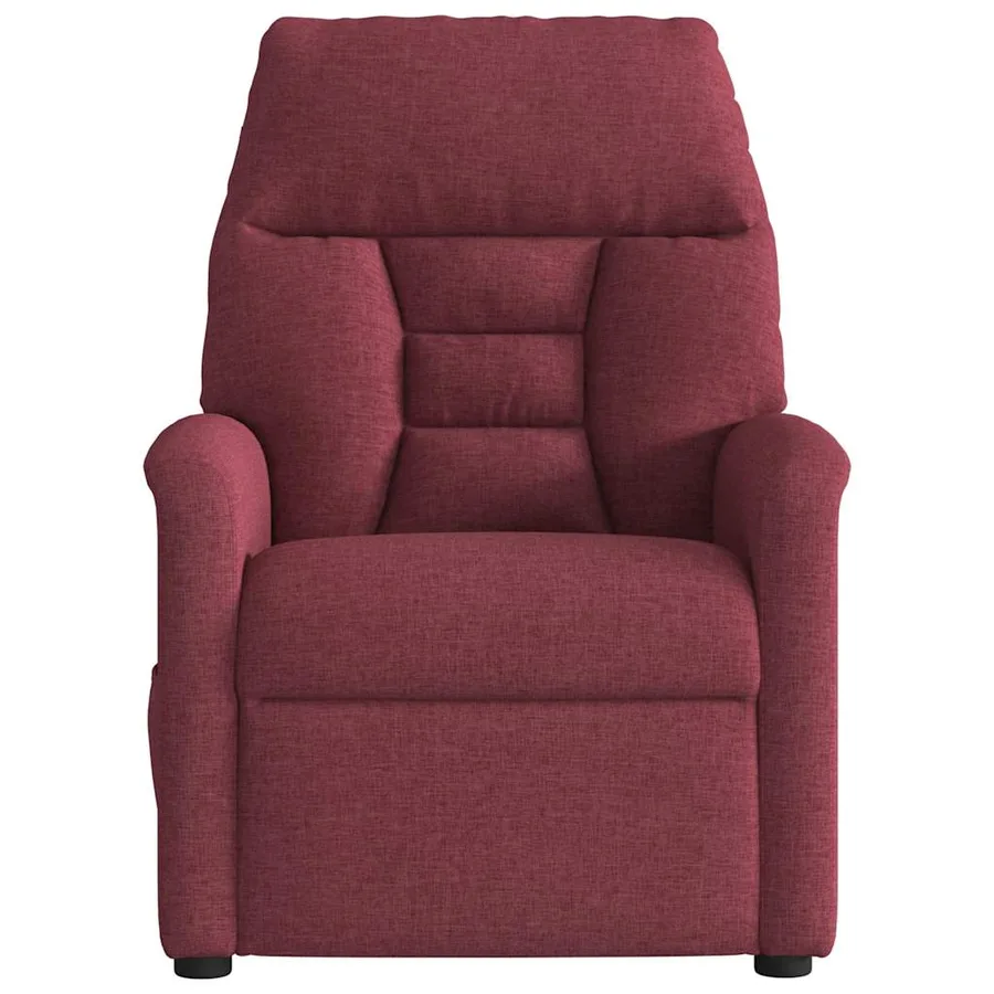 Fauteuil inclinable Rouge bordeaux Tissu - 3