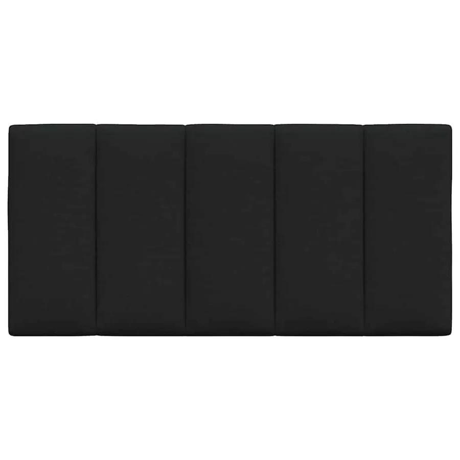 Coussin de tête de lit Hanko noir 100 cm tissu - 4
