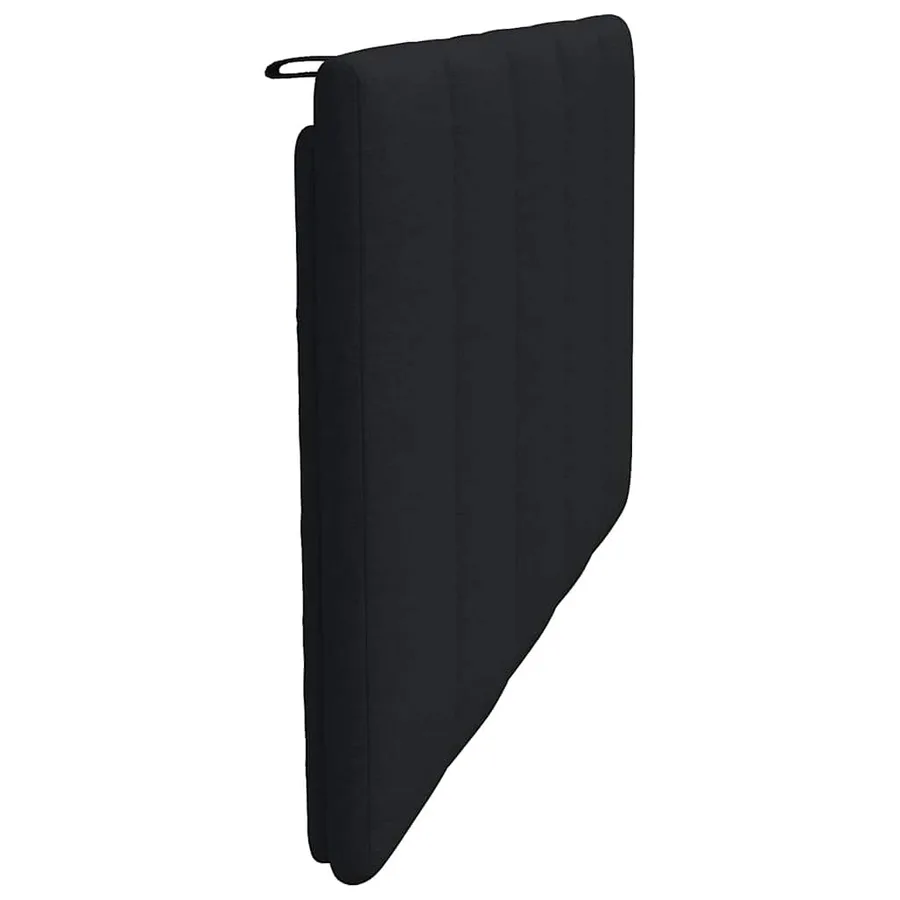 Coussin de tête de lit Hanko noir 100 cm tissu - 5