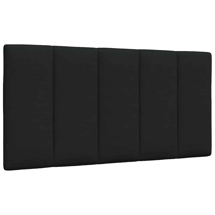 Cadre de lit sans matelas Hanko noir 100x200 cm tissu - 7