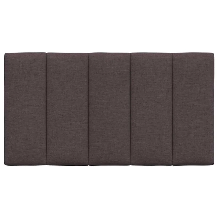 Coussin de tête de lit Hanko marron foncé 90 cm tissu - 4