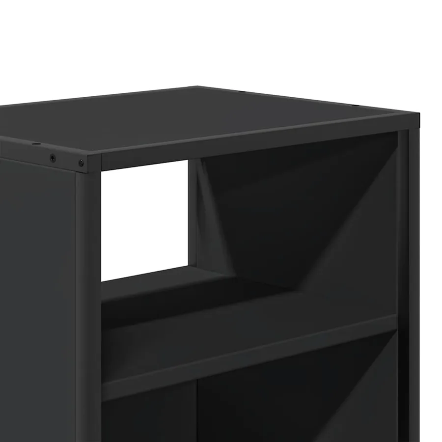 Table de chevet murale noir 40x31x39,5 cm - 10