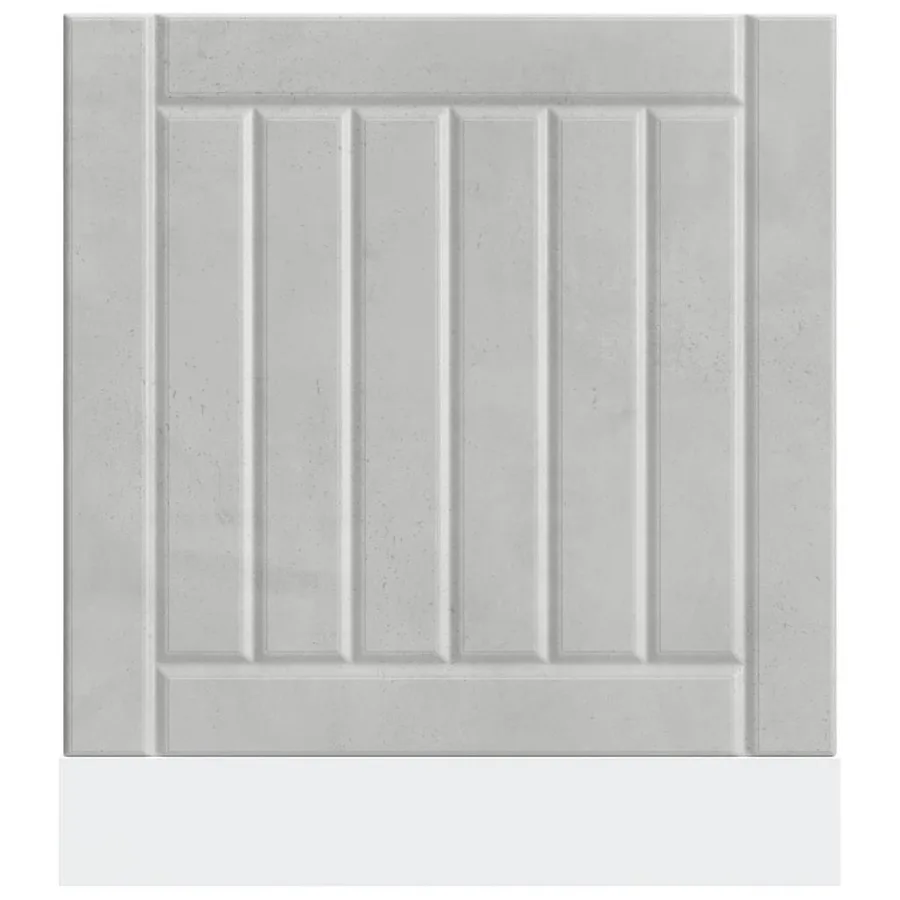 Panneau de lave-vaisselle Lucca gris béton bois d'ingénierie - 4