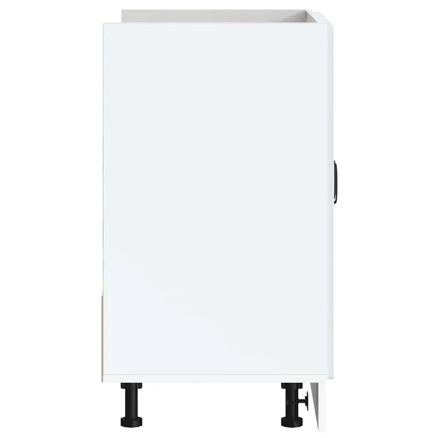 Meuble de base de lavabo Lucca blanc bois d'ingénierie - 6