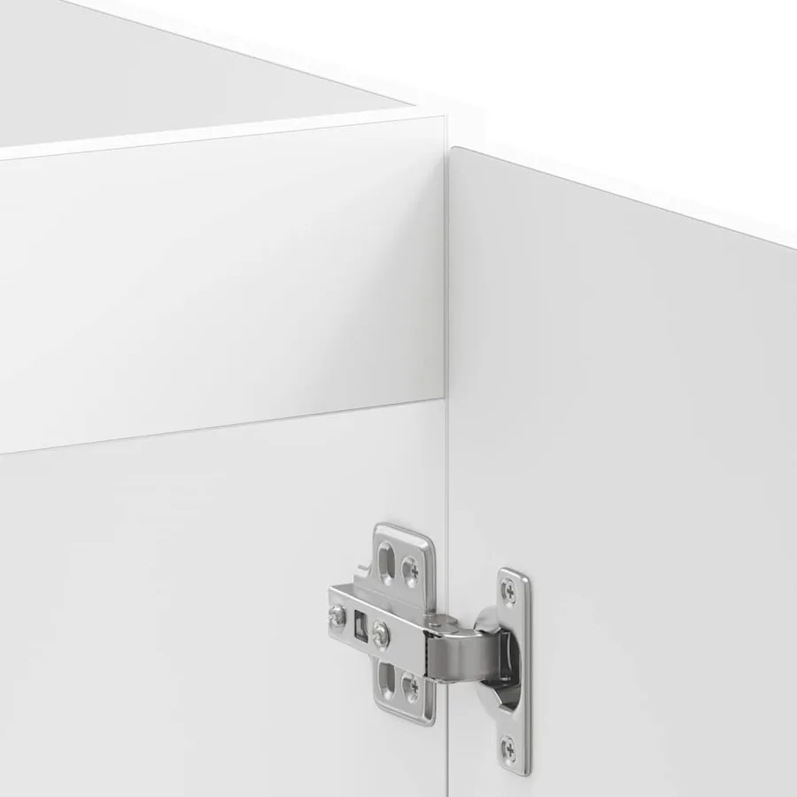 Meuble de base de lavabo Lucca blanc bois d'ingénierie - 9