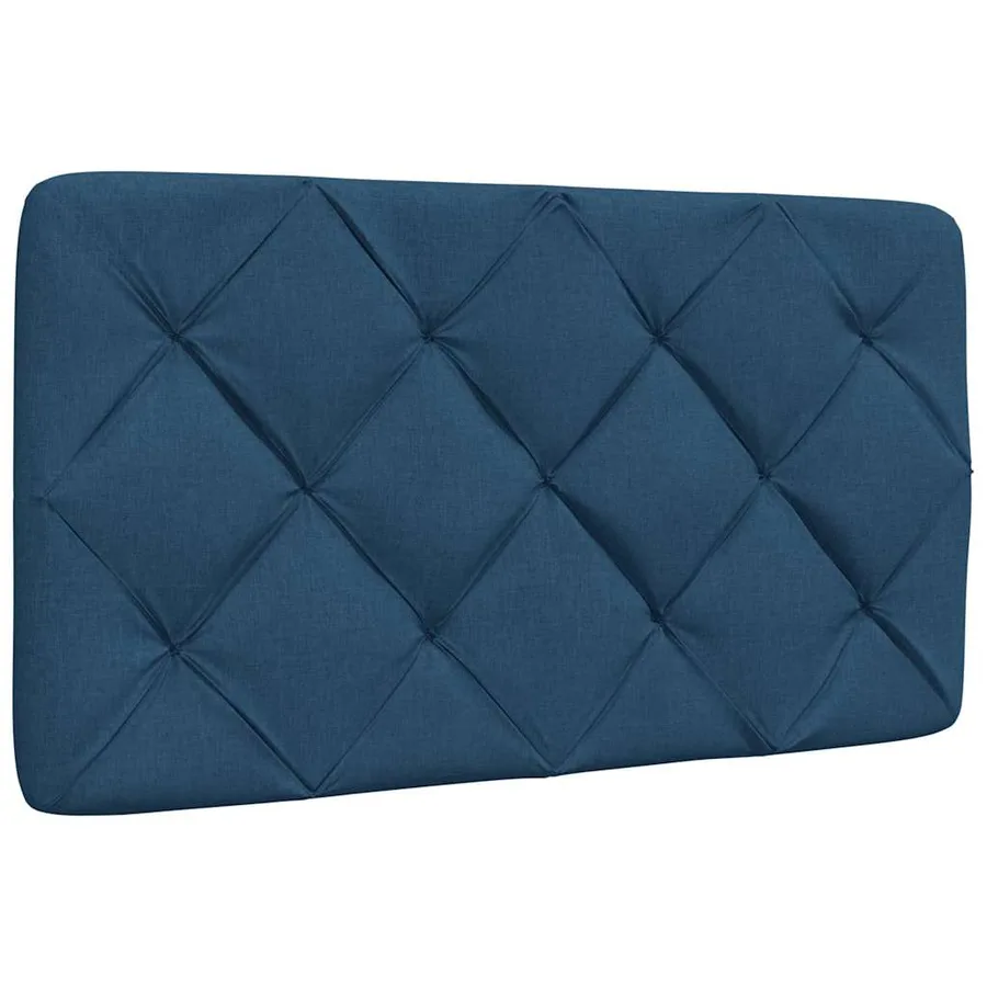 Cadre de lit sans matelas bleu 80x200 cm tissu - 7