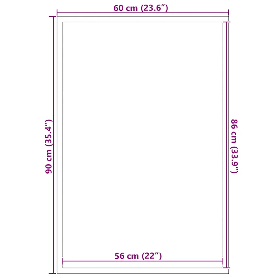 Paillasson marron 60x90 cm - 7