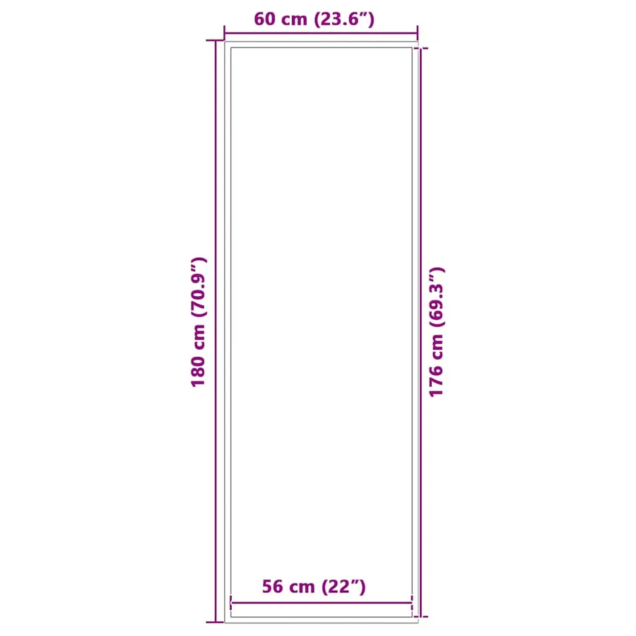 Paillasson marron 60x180 cm - 7
