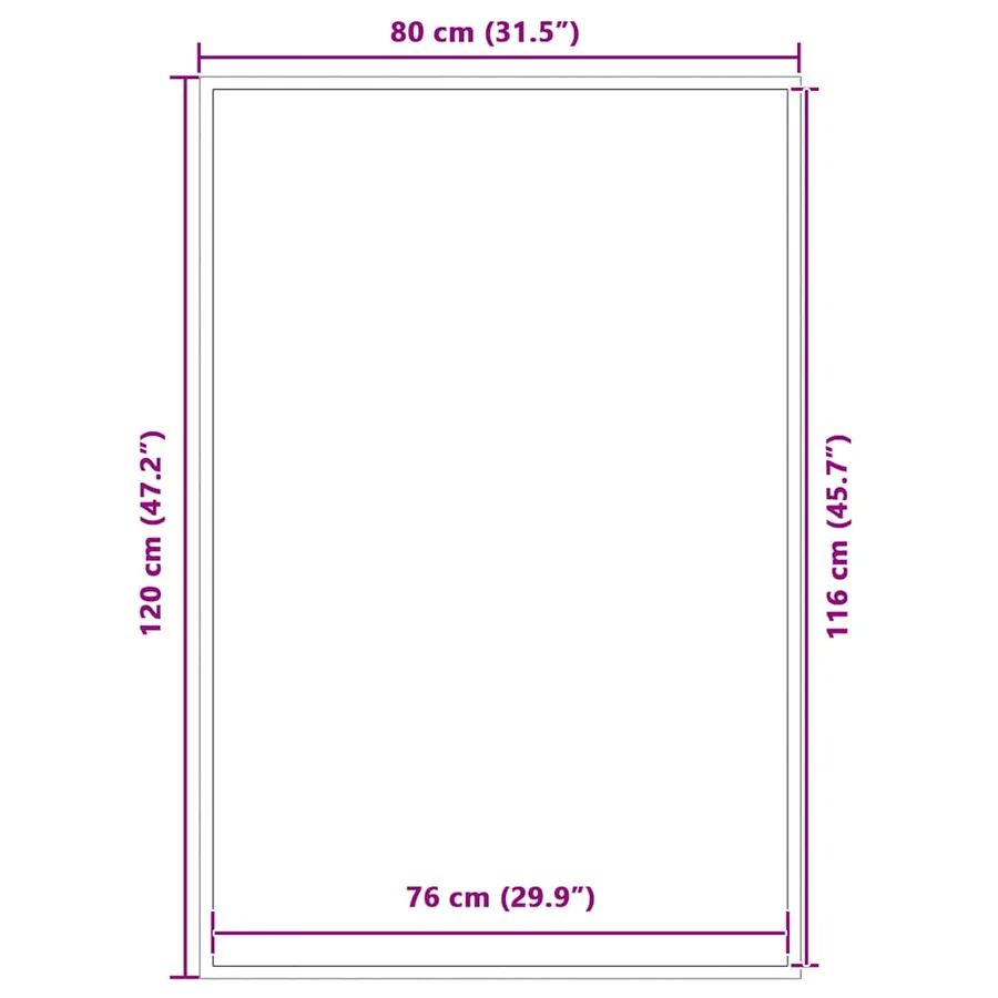 Paillasson Marron 80x120 cm - 7