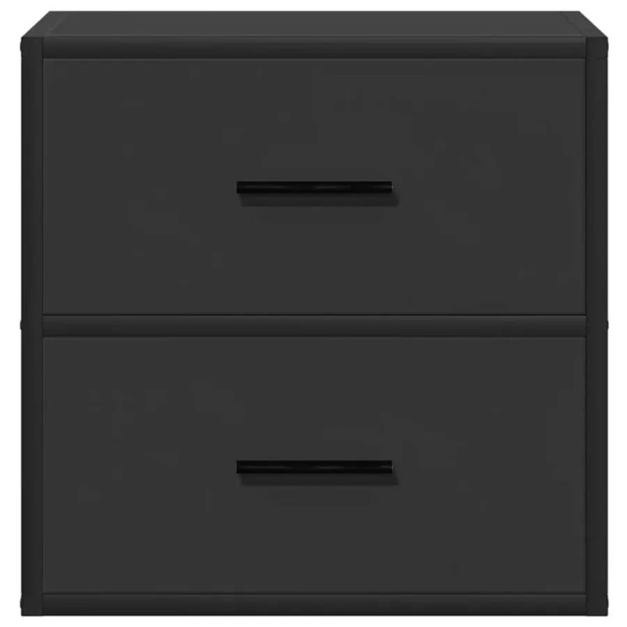 Tables de chevet murales 2 pcs noir 40x31x39,5 cm - 5