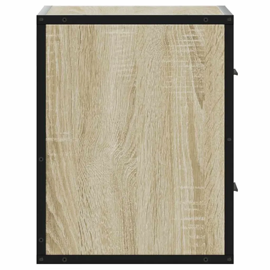 Tables de chevet murales 2 pcs chêne sonoma 40x31x39,5 cm - 7