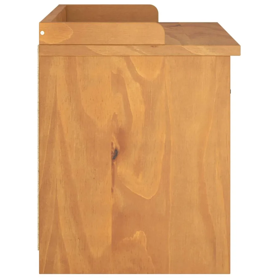 Banc de couloir SANDNES 87x40x50 cm bois de pin massif - 7