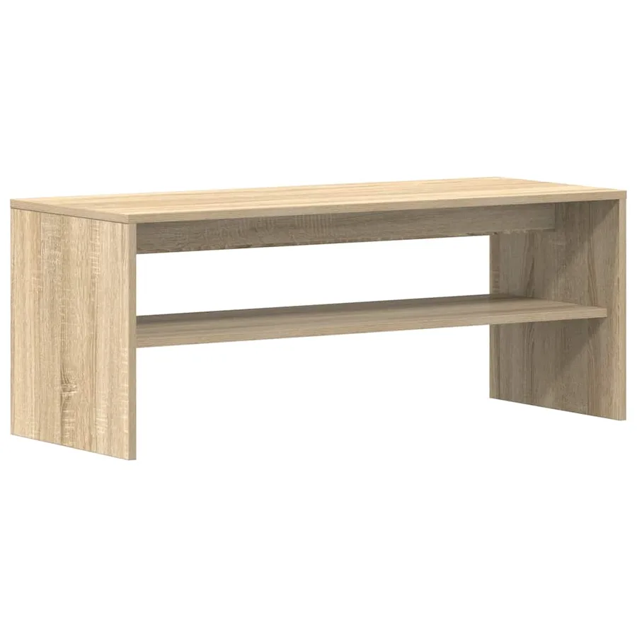 Meuble TV Chêne sonoma 100 x 40 x 40 cm Aggloméré - 2