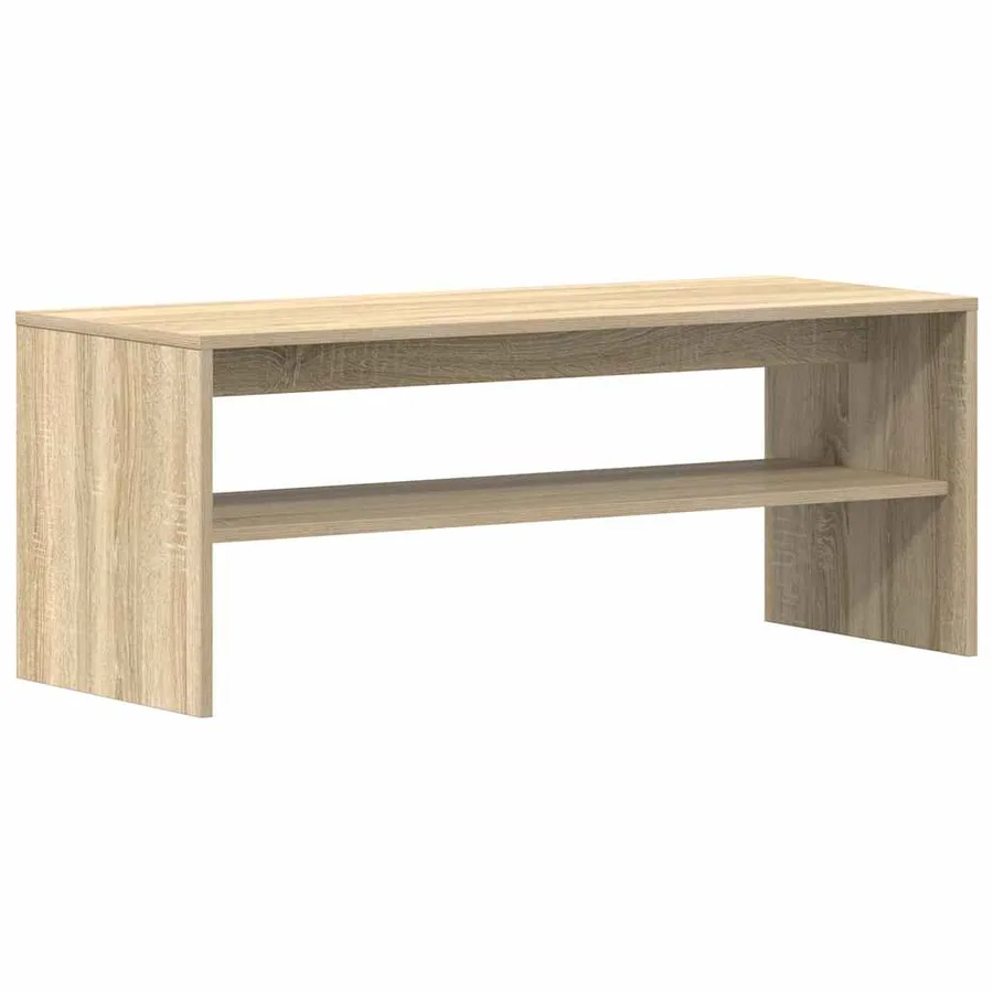 Meuble TV Chêne sonoma 100 x 40 x 40 cm Aggloméré - 7
