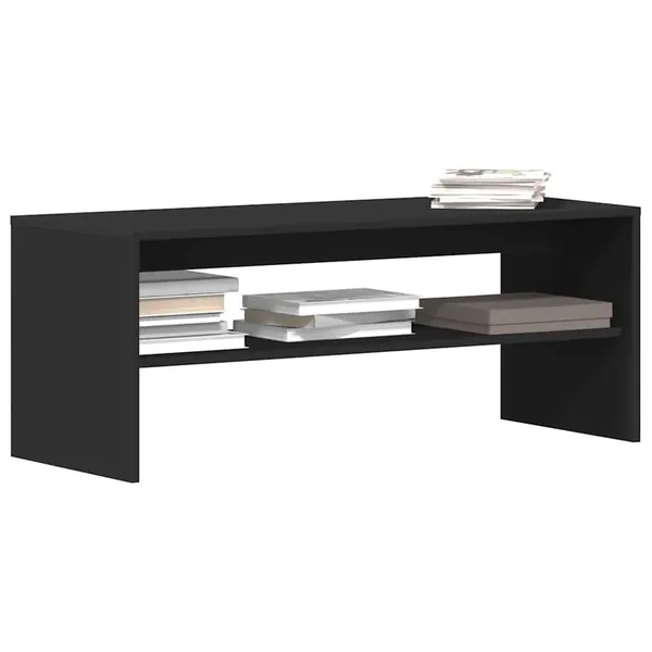 Meuble TV Noir 100 x 40 x 40 cm Aggloméré