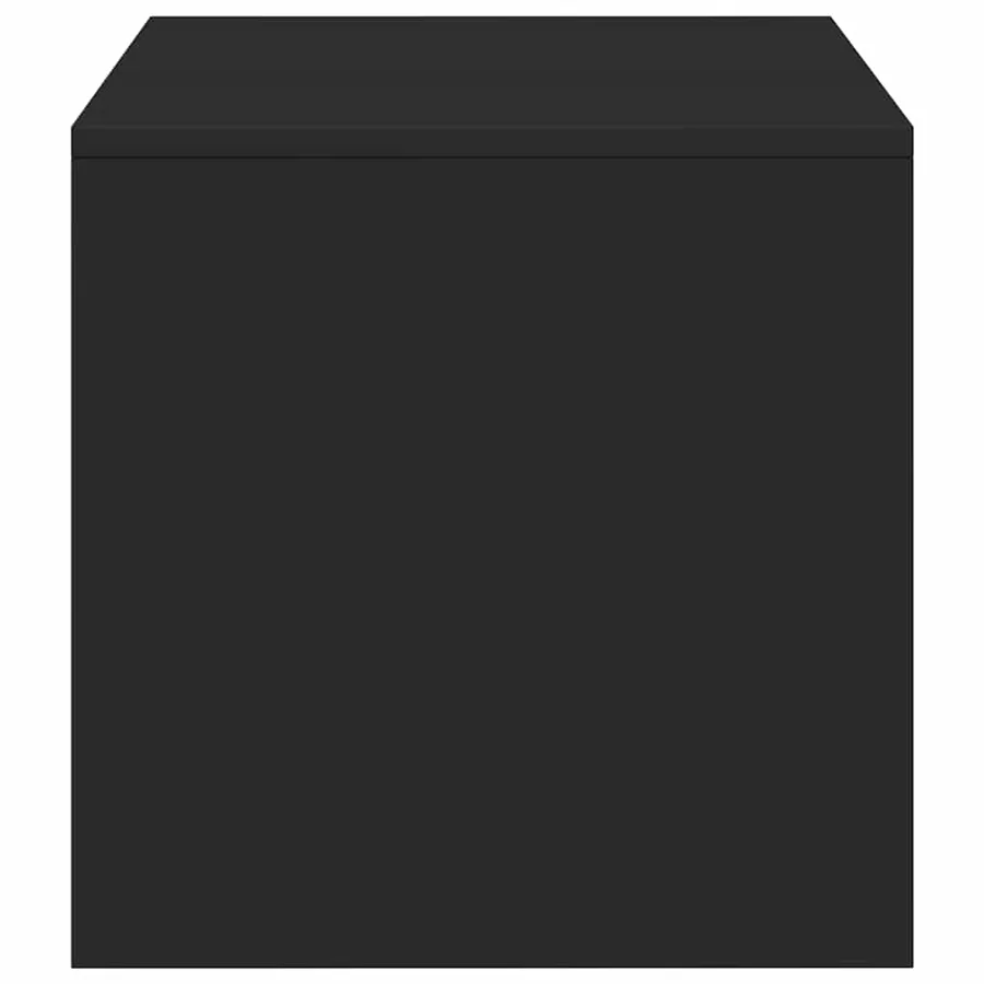 Meuble TV Noir 100 x 40 x 40 cm Aggloméré - 6