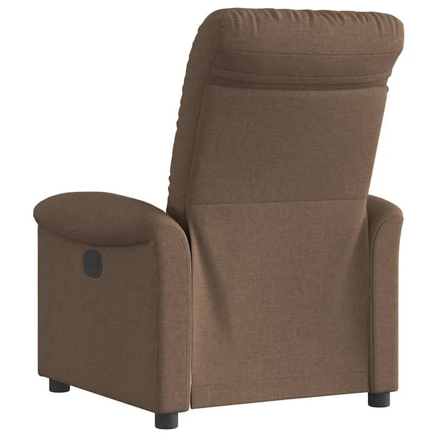 Fauteuil inclinable Marron Tissu - 5