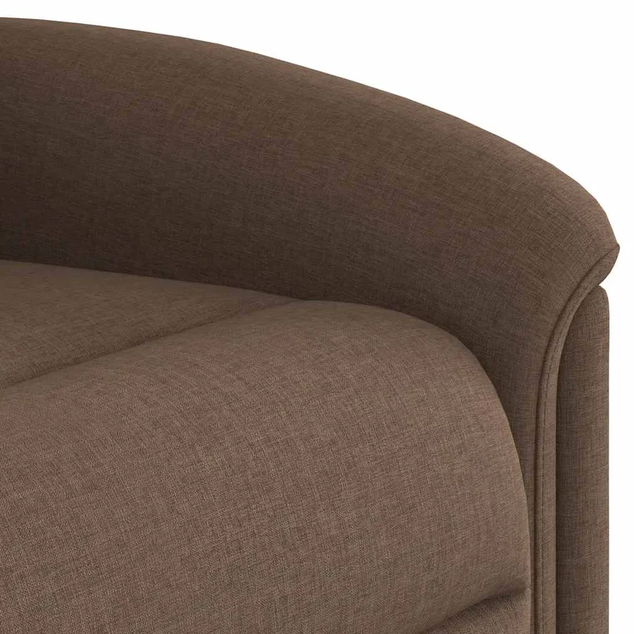 Fauteuil inclinable Marron Tissu - 8