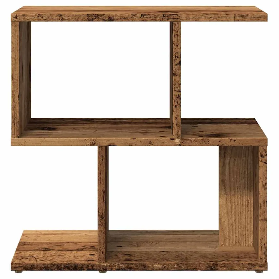 Tables de chevet 2pcs vieux bois 50x30x51,5cm bois d'ingénierie - 4