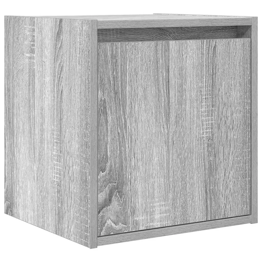 Tables de chevet murales 2 pcs sonoma gris 38x34x40 cm - 5