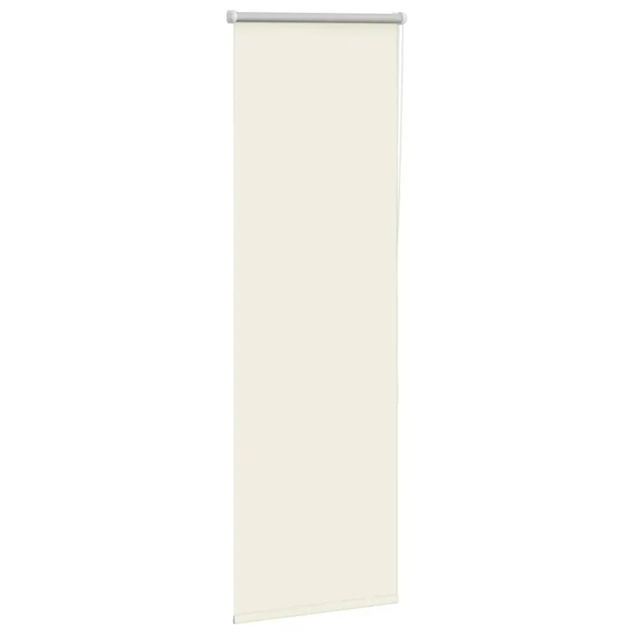 Store enrouleur occultant blanc cassé 40x130cm largeur du tissu - 3