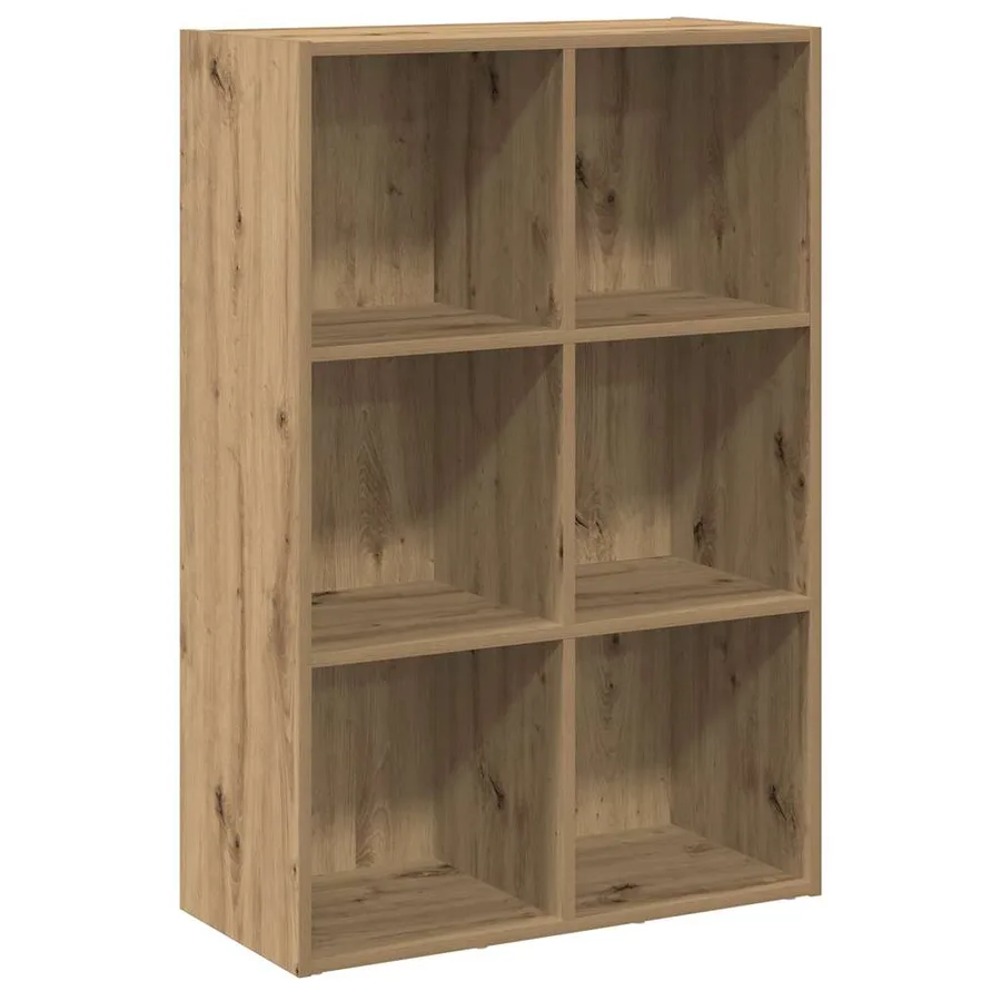 Bibliothèque/Buffet chêne artisanal 66x30x98 cm bois ingénierie - 2