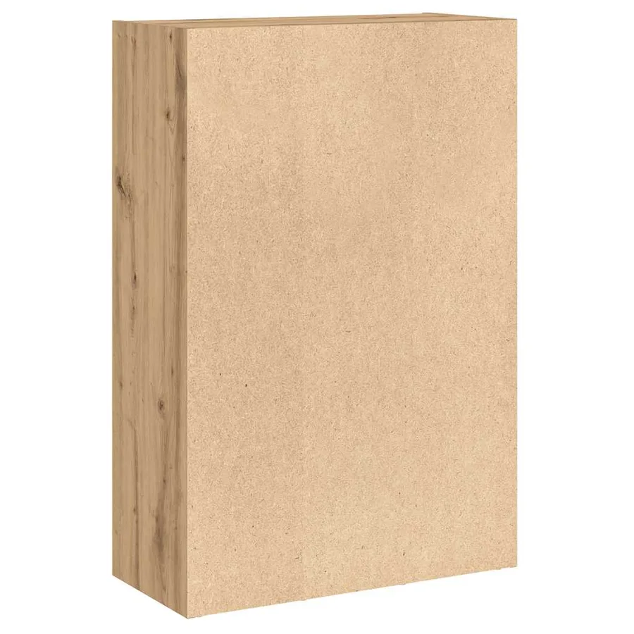 Bibliothèque/Buffet chêne artisanal 66x30x98 cm bois ingénierie - 7