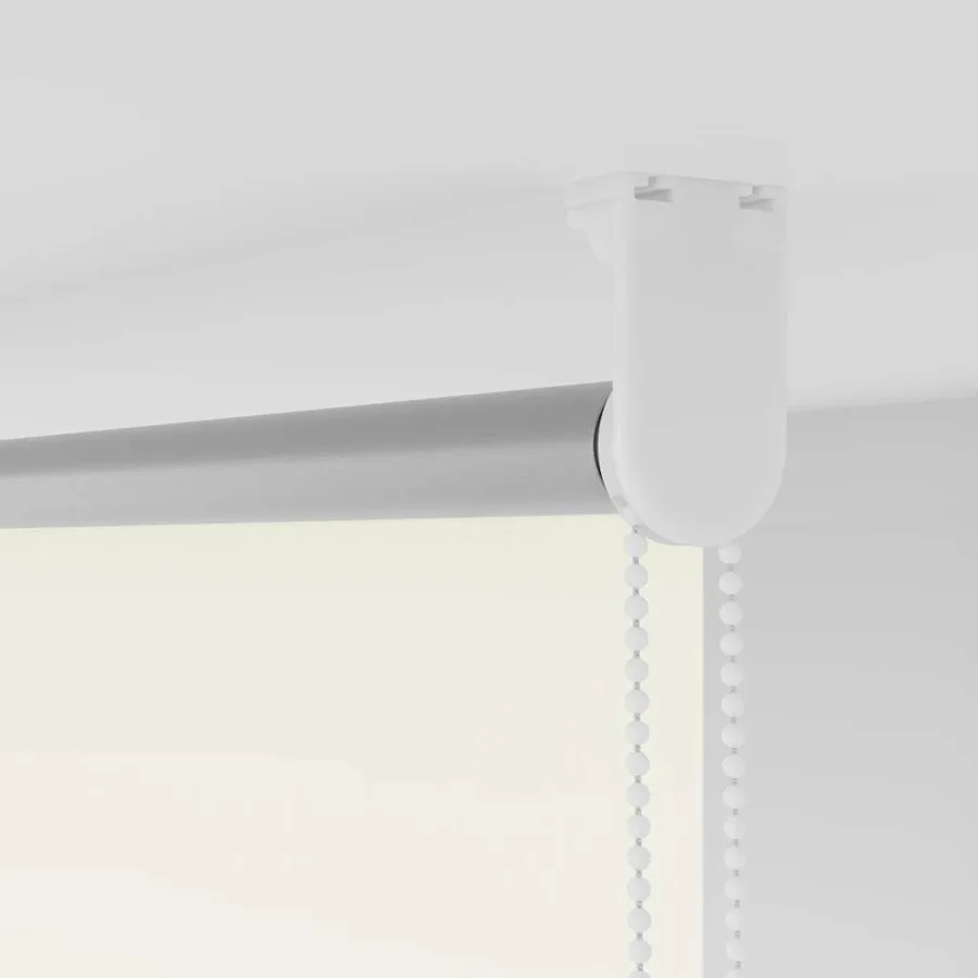 Store enrouleur occultant blanc cassé 120x150 cm largeur tissu - 13