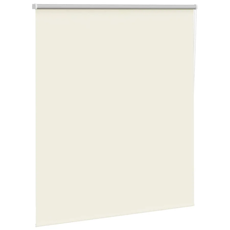 Store enrouleur occultant blanc cassé 120x150 cm largeur tissu - 3